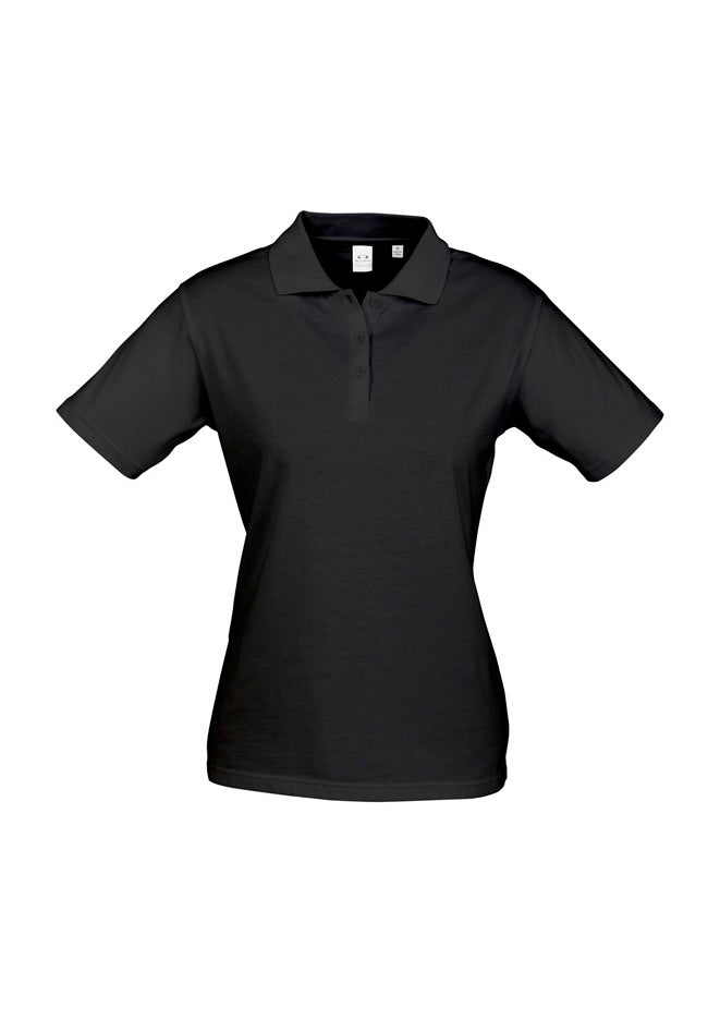 Biz Collection Womens Ice Short Sleeve Polo - Black