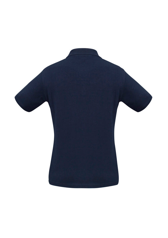 Biz Collection Womens Ice Short Sleeve Polo - Navy