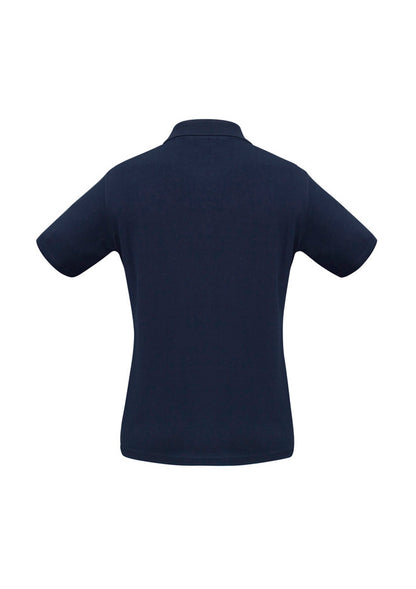 Biz Collection Womens Ice Short Sleeve Polo - Navy