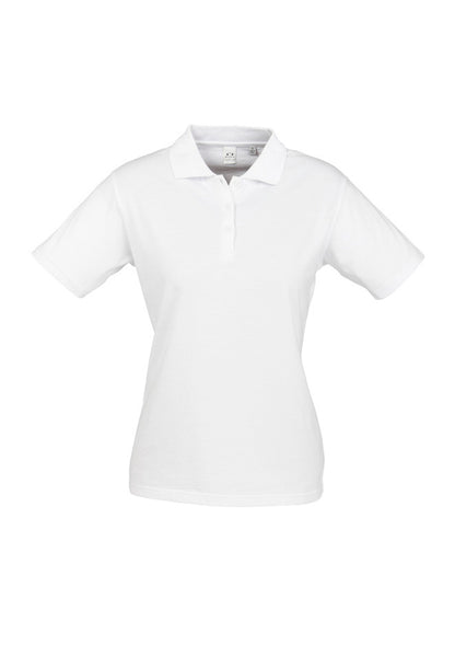 Biz Collection Womens Ice Short Sleeve Polo - White