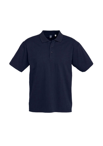 Biz Collection Mens Ice Short Sleeve Polo - Navy