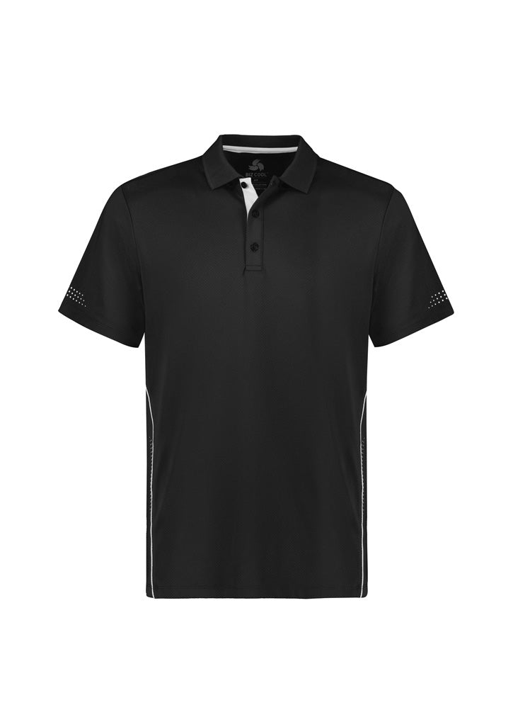 Biz Collection Kids Balance Short Sleeve Polo - Black/White