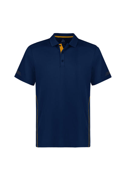 Biz Collection Kids Balance Short Sleeve Polo - Navy/Gold
