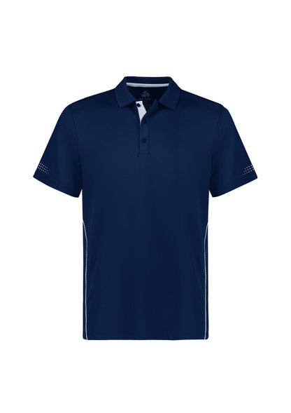 Biz Collection Kids Balance Short Sleeve Polo - Navy/White