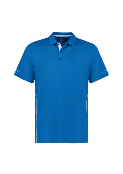 Biz Collection Kids Balance Short Sleeve Polo - Royal/White