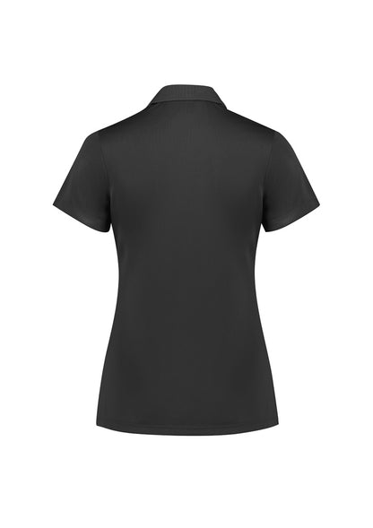 Biz Collection Womens Action Short Sleeve Polo - Grey