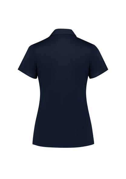 Biz Collection Womens Action Short Sleeve Polo - Navy