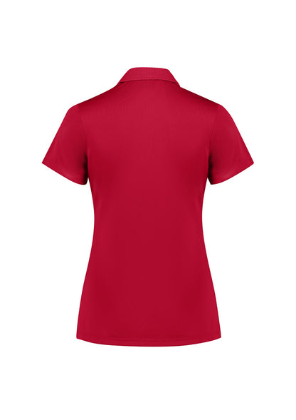 Biz Collection Womens Action Short Sleeve Polo - Red