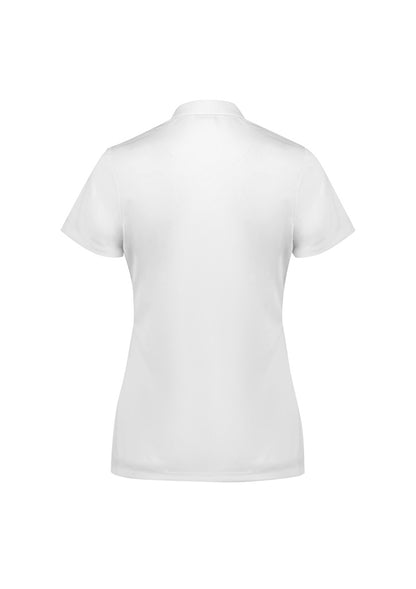 Biz Collection Womens Action Short Sleeve Polo - White