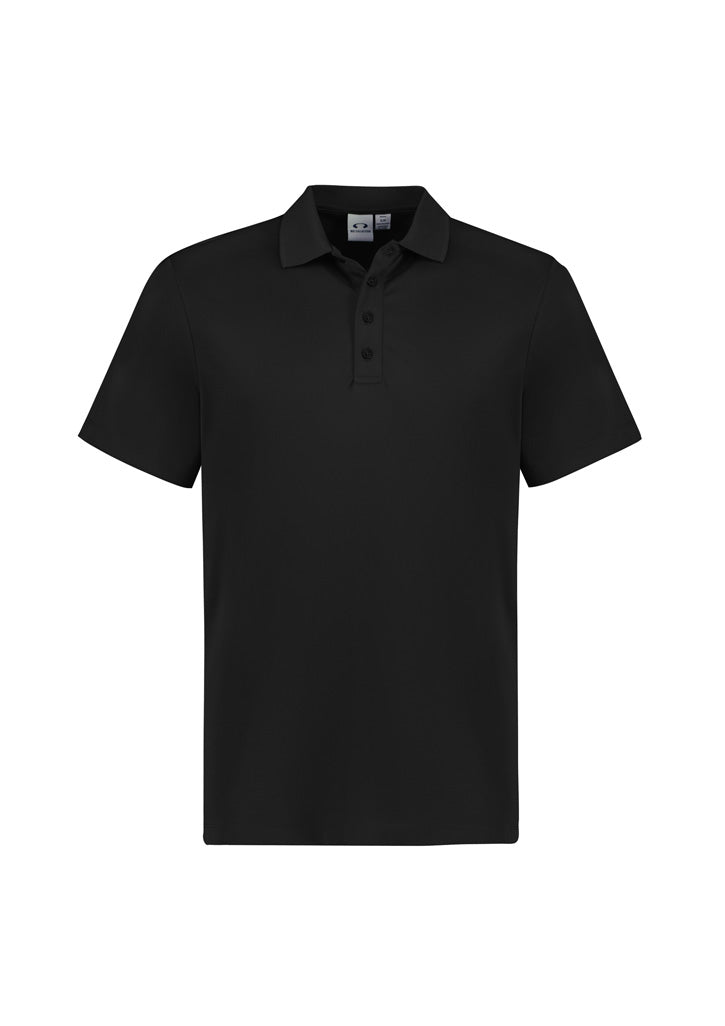 Biz Collection Mens Action Short Sleeve Polo - White