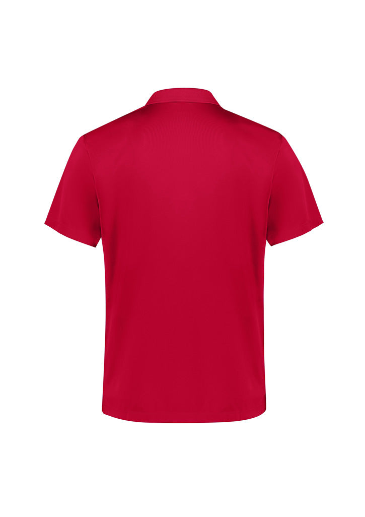 Biz Collection Mens Action Short Sleeve Polo - Red