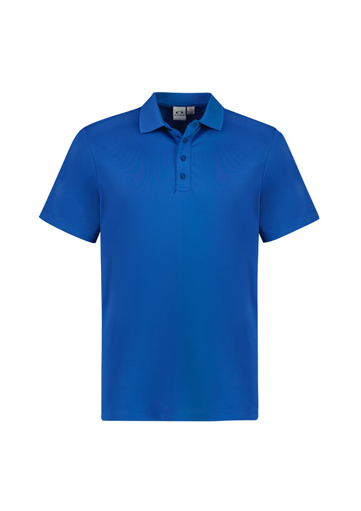 Biz Collection Mens Action Short Sleeve Polo - Royal