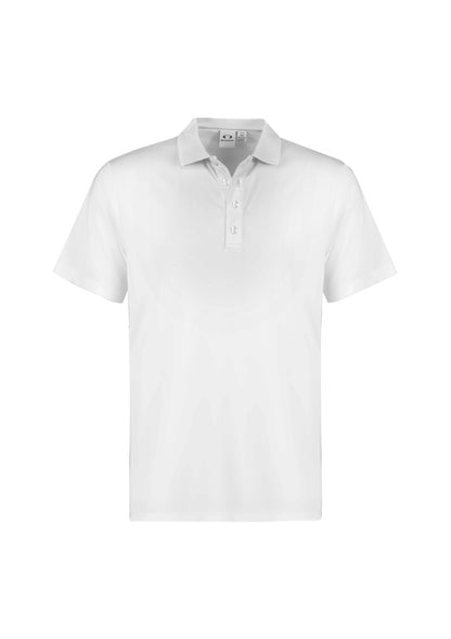 Biz Collection Mens Action Short Sleeve Polo - White