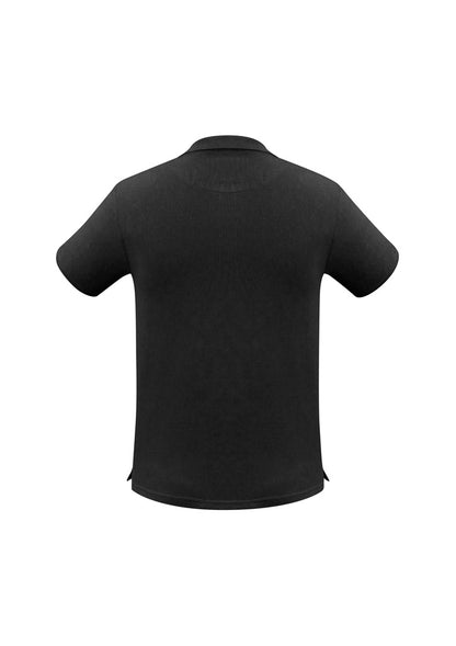 Biz Collection Mens Neon Short Sleeve Polo - Black