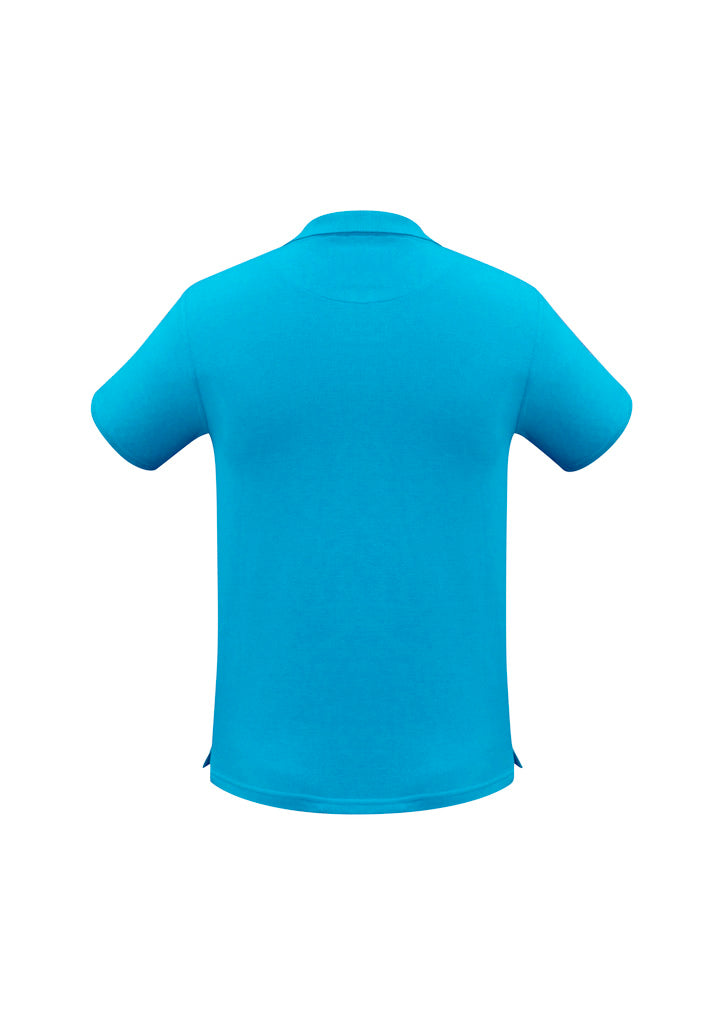 Biz Collection Mens Neon Short Sleeve Polo - Cyan