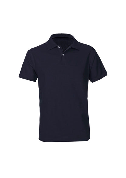 Biz Collection Mens Neon Short Sleeve Polo - Navy
