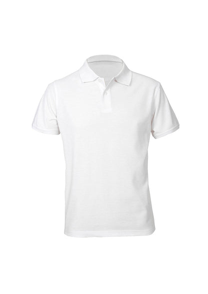 Biz Collection Mens Neon Short Sleeve Polo - White