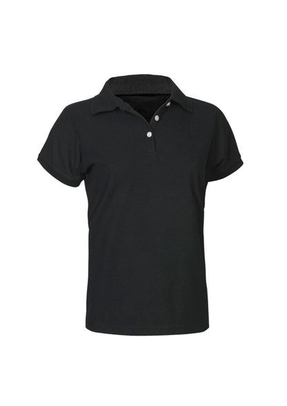 Biz Collection Womens Neon Short Sleeve Polo - Black