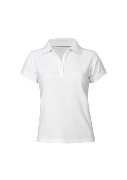 Biz Collection Womens Neon Short Sleeve Polo - White
