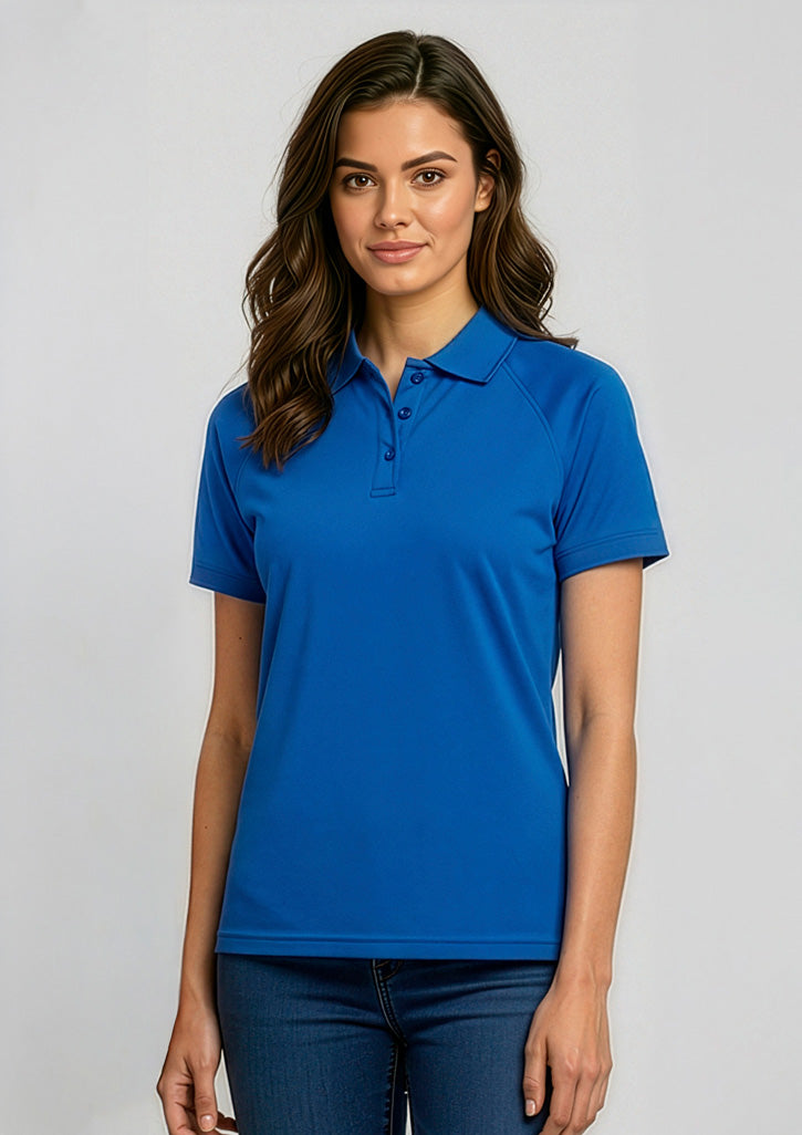 Biz Collection Womens Sprint Short Sleeve Polo - Royal