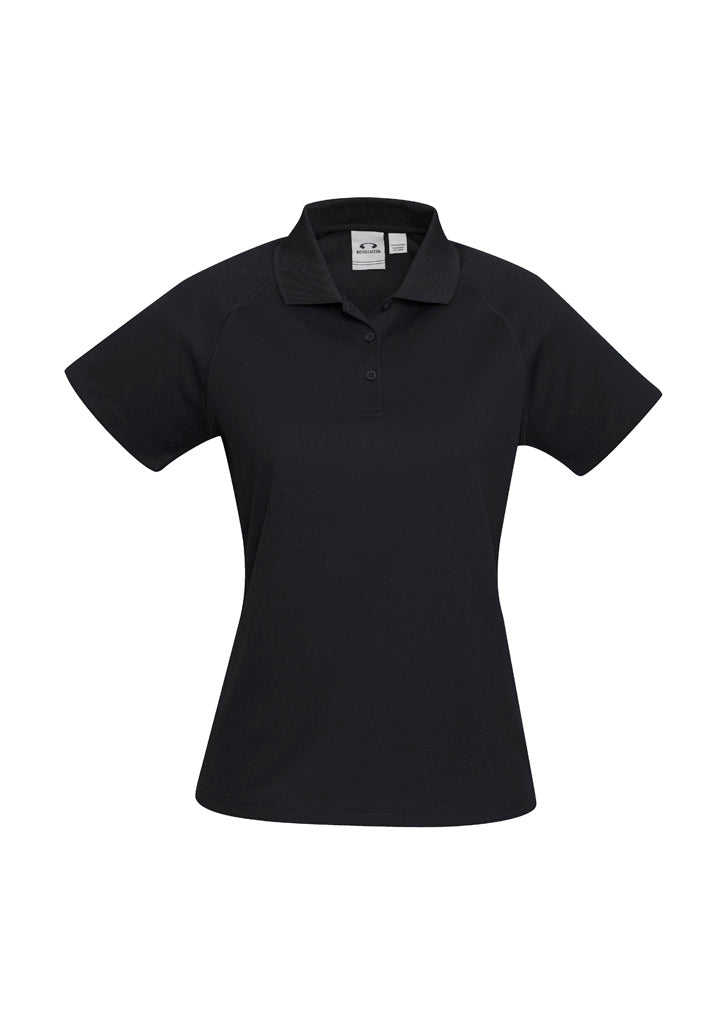 Biz Collection Womens Sprint Short Sleeve Polo - Navy