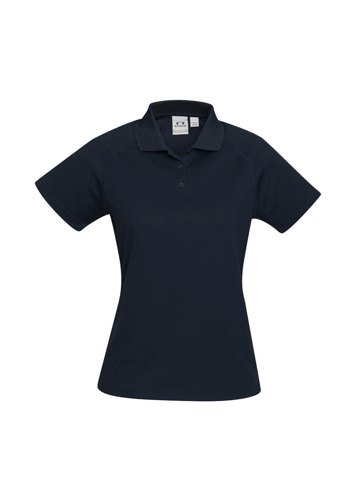 Biz Collection Womens Sprint Short Sleeve Polo - Navy