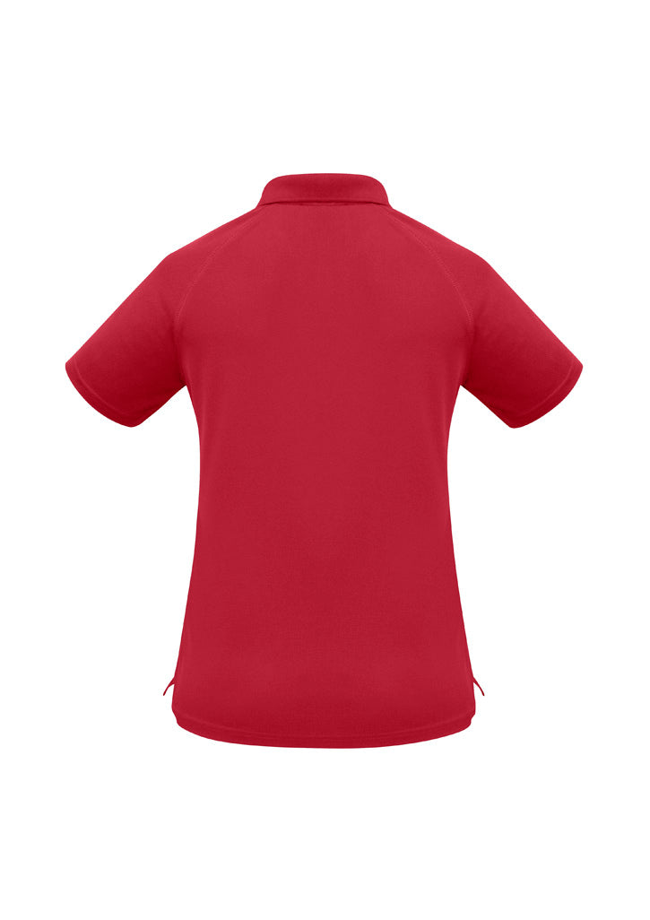 Biz Collection Womens Sprint Short Sleeve Polo - Red