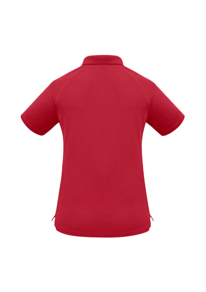 Biz Collection Womens Sprint Short Sleeve Polo - Red