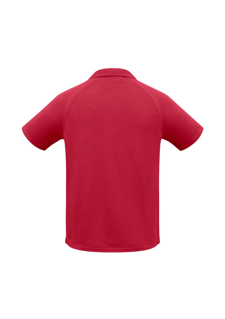 Biz Collection Mens Sprint Short Sleeve Polo - Red