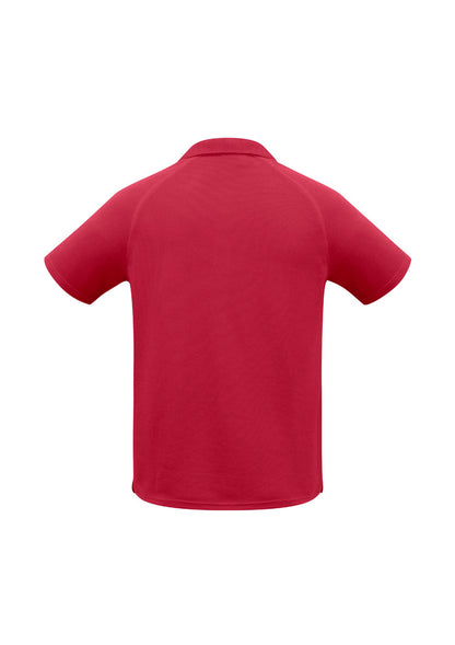 Biz Collection Mens Sprint Short Sleeve Polo - Red