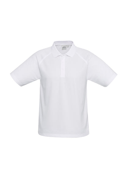Biz Collection Mens Sprint Short Sleeve Polo - White