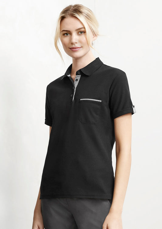 Womens Edge Short Sleeve Polo P305LS