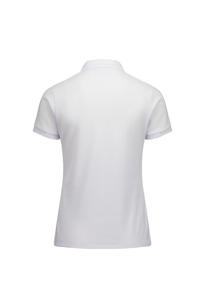 Biz Collection Womens Focus Short Sleeve Polo - White/White