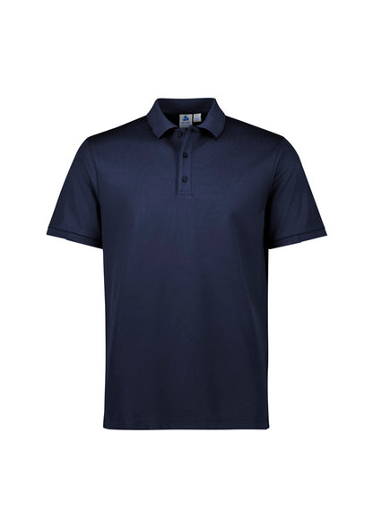 Biz Collection Mens Focus Short Sleeve Polo - Navy/Navy