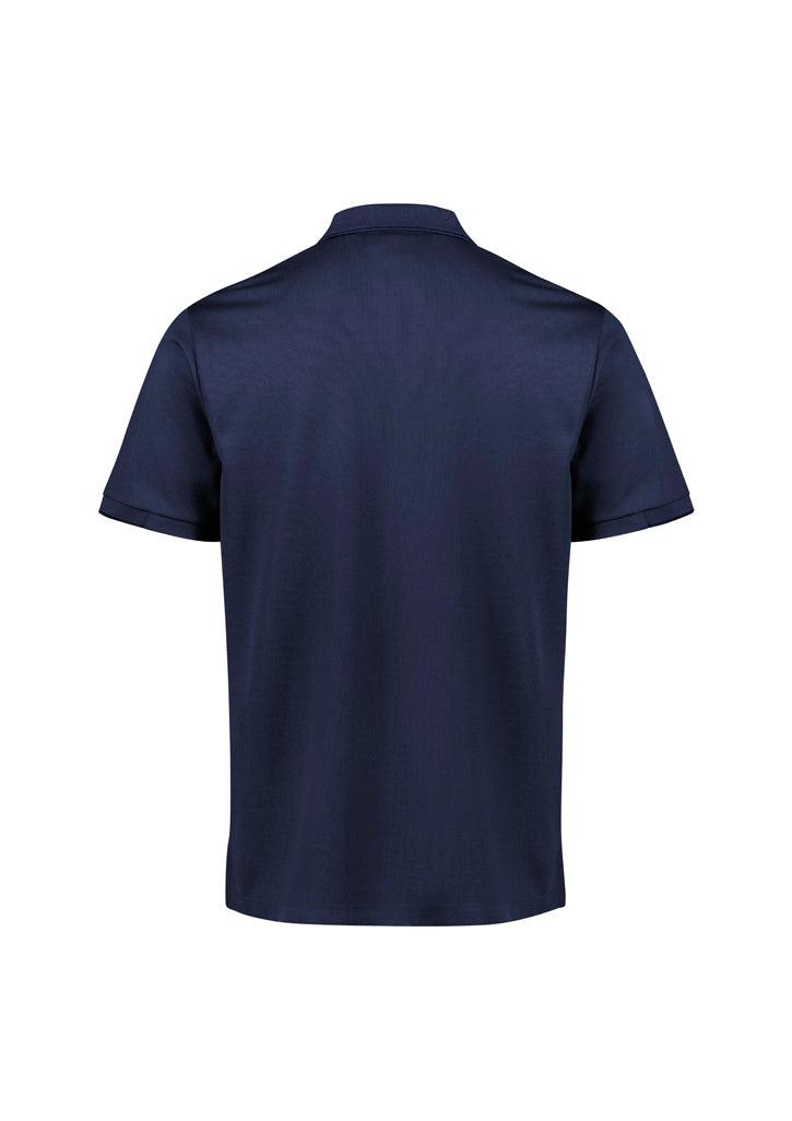 Biz Collection Mens Focus Short Sleeve Polo - Navy/Navy