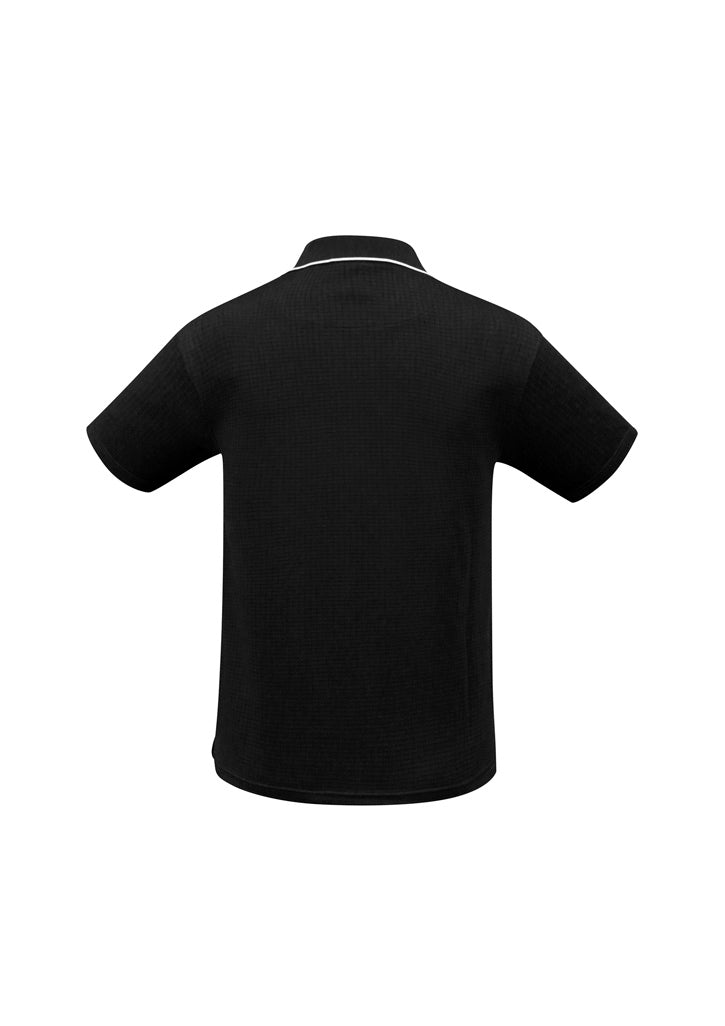 Biz Collection Womens Elite Short Sleeve Polo - Black/White