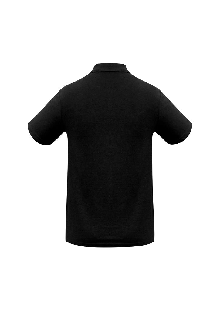 Biz Collection Kids Crew Short Sleeve Polo - Black