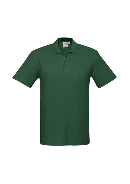 Biz Collection Kids Crew Short Sleeve Polo - Forest