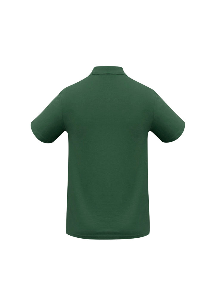 Biz Collection Kids Crew Short Sleeve Polo - Forest