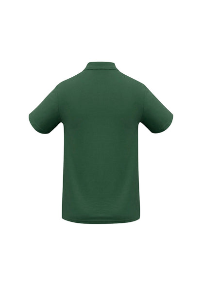 Biz Collection Kids Crew Short Sleeve Polo - Forest