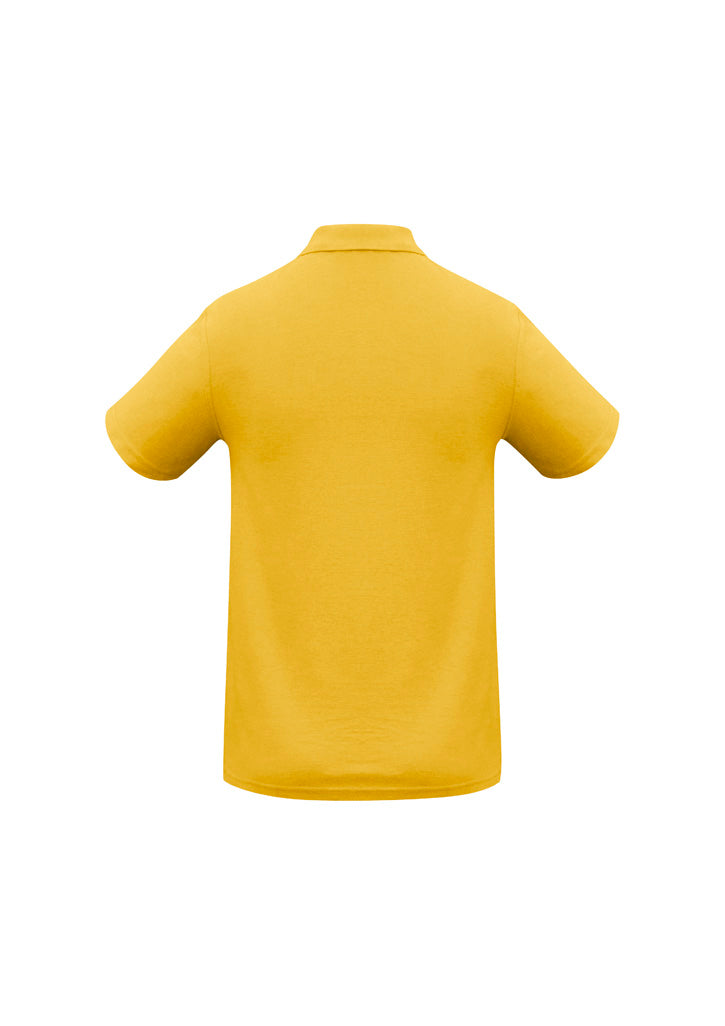 Biz Collection Kids Crew Short Sleeve Polo - Gold