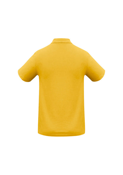 Biz Collection Kids Crew Short Sleeve Polo - Gold