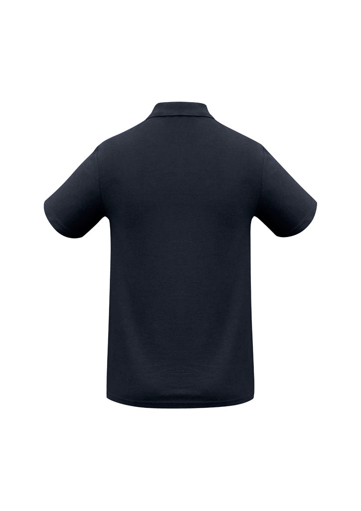 Biz Collection Kids Crew Short Sleeve Polo - Navy