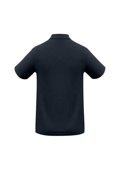 Biz Collection Kids Crew Short Sleeve Polo - Navy