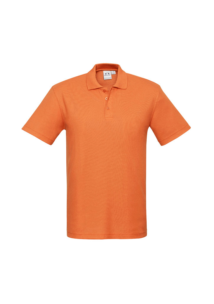 Biz Collection Kids Crew Short Sleeve Polo - Orange