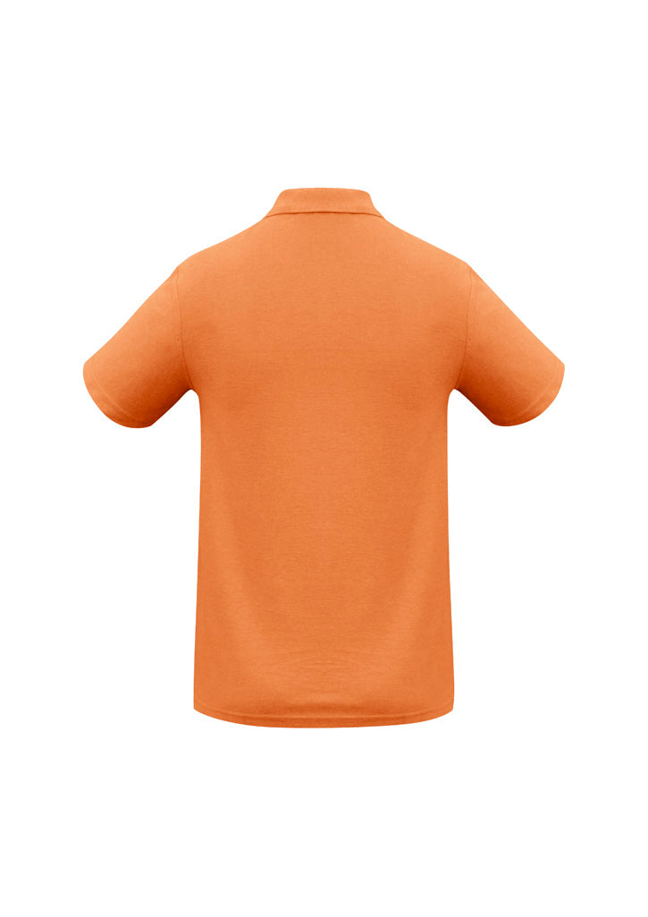 Biz Collection Kids Crew Short Sleeve Polo - Orange