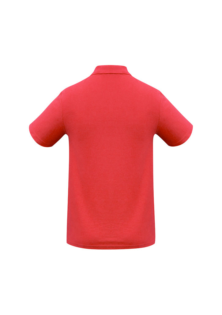 Biz Collection Kids Crew Short Sleeve Polo - Red