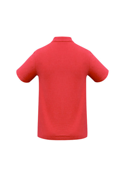 Biz Collection Kids Crew Short Sleeve Polo - Red