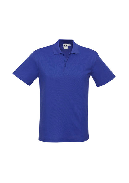 Biz Collection Kids Crew Short Sleeve Polo - Royal