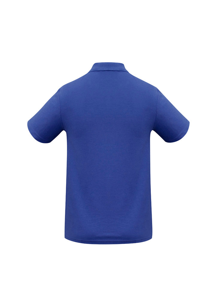 Biz Collection Kids Crew Short Sleeve Polo - Royal